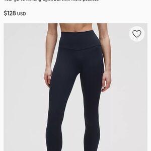 LULULEMON Wunder Train High-Rise Tight with Pockets 25"